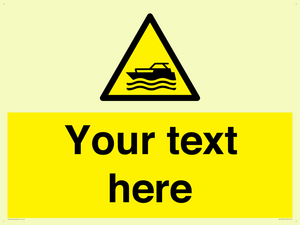 Custom Warning motorised watercraft